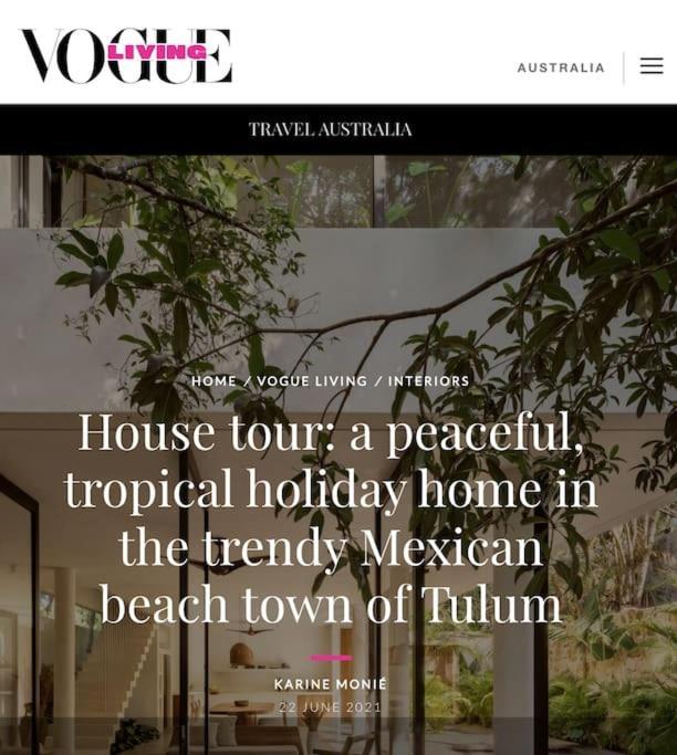 Casa Areca, Awarded Architectural Villa Located In A Secured Gated Community, With Concierge Services Tulum Dış mekan fotoğraf
